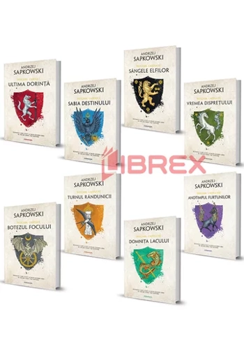 Pachet Seria Witcher. Set complet 8 carti