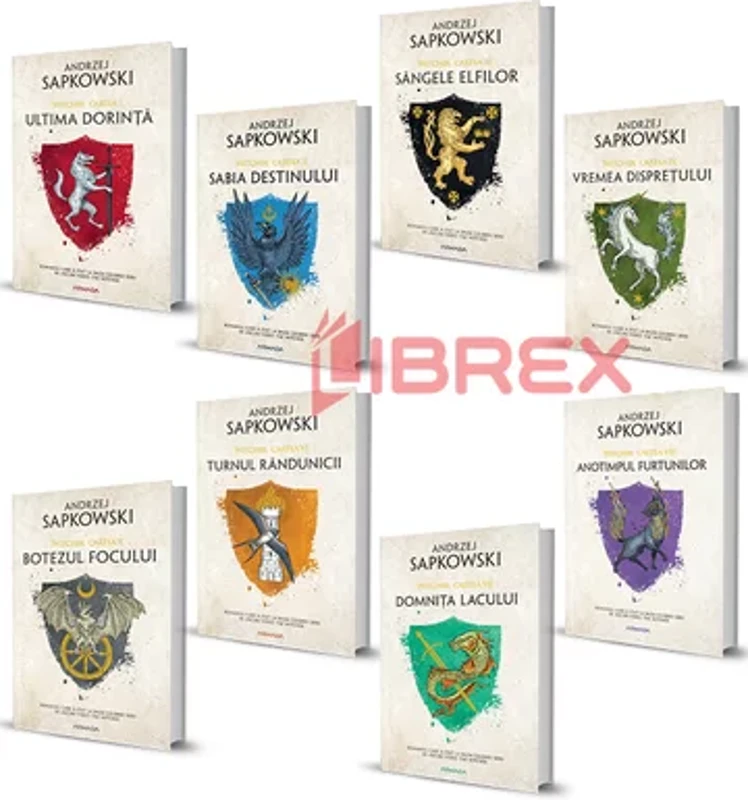 Pachet Seria Witcher. Set complet 8 carti