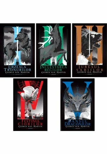 Pachet Urzeala Tronurilor - 5 Titluri