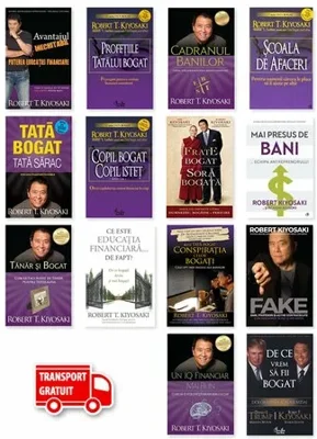 Pachet complet Robert T. Kiyosaki - Set 14 Carti