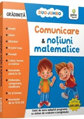 Comunicare si notiuni matematice gradinita