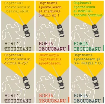 Pachet Horia Tecuceanu. Set 6 carti Capitanul Apostolescu