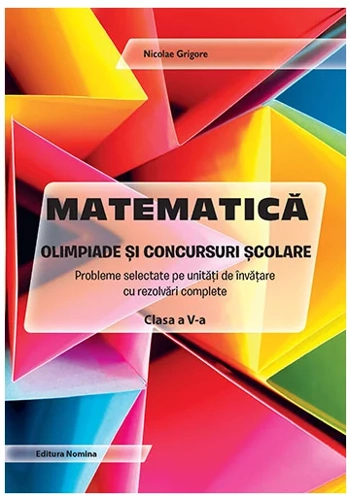 Matematica – Olimpiade si concursuri scolare – clasa a V-a