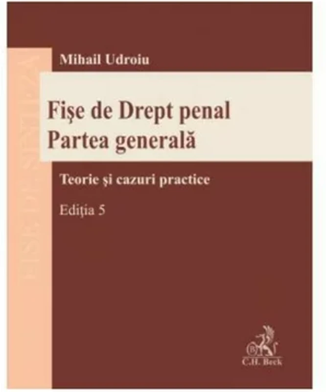 Fise de Drept penal. Partea generala