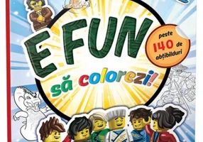 E fun sa colorezi! – Ninjago (carte de colorat cu abtibilduri)