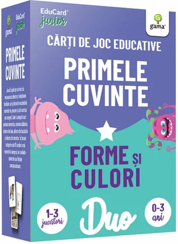 DuoCard - Primele cuvinte • Forme si culori