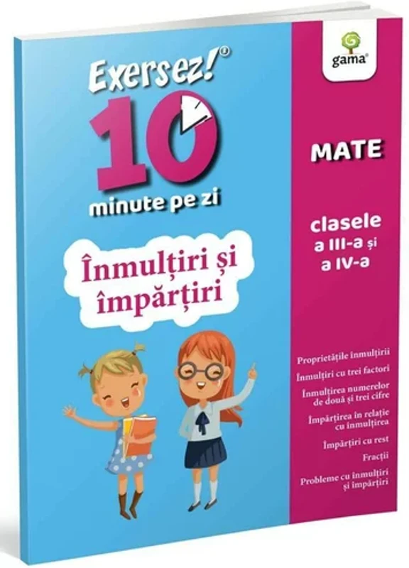 Inmultiri si impartiri • clasele III-IV