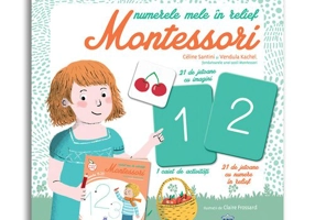 Numerele mele in relief Montessori