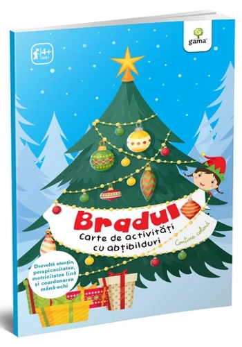 Bradul.Carte de activități cu abțibilduri