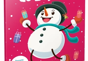 Omul de zăpadă. Carte de colorat cu abțibilduri