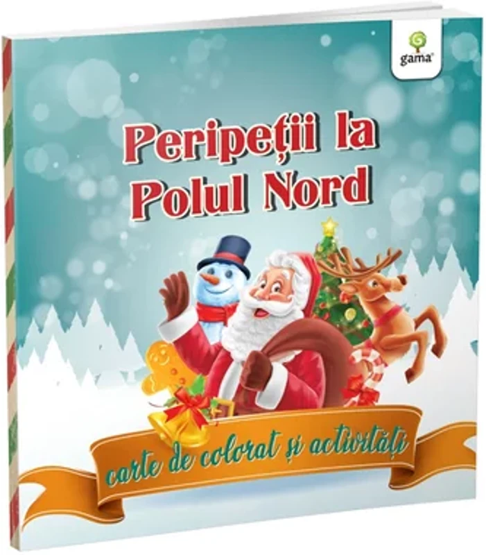 Peripeții la Polul Nord: carte de colorat și activități