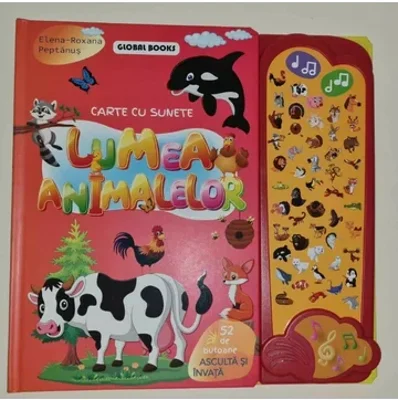 Lumea Animalelor-carte cu 52 de sunete