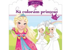 Sa coloram printese. Contine 110 autocolante