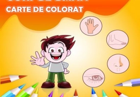 Carte de colorat. Corpul Uman - Adina Grigore