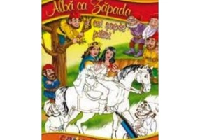Alba ca Zapada si cei sapte pitici. Carte de colorat