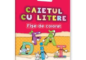Caietul cu litere. Fise de colorat