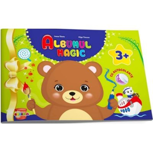 Albumul magic 3+, cu autocolante