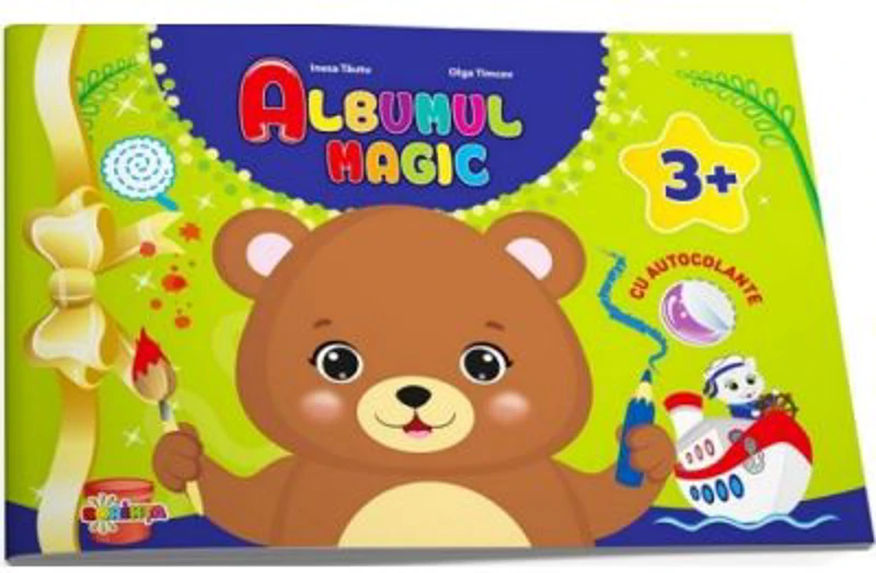 Albumul magic 3+, cu autocolante