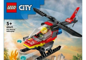 LEGO City. Elicopter de pompieri 60411, 85 piese
