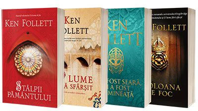 Seria Stalpii pamantului, 4 carti - Ken Follett