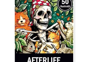 Carte de colorat, 50 de ilustratii, Afterlife