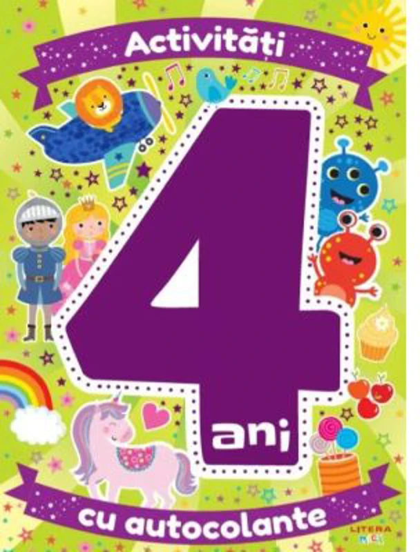 Activitati cu autocolante la 4 ani
