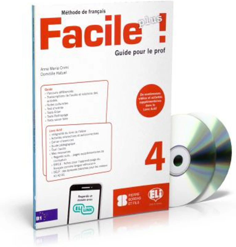 Facile plus! Guide pèdagogique + 2 CD audio 4 - Anna-Maria Crimi, Domitille Hatuel