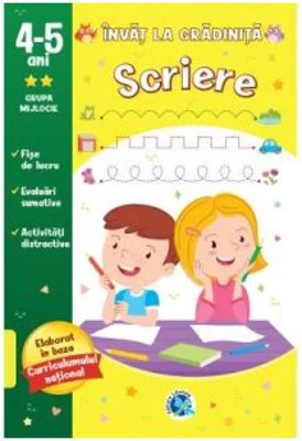 Invat la gradinita Scriere pentru grupa mijlocie, 4-5 ani