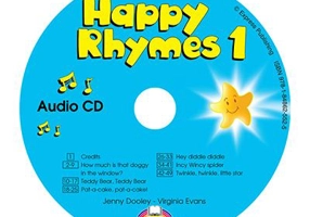 Curs limba engleza Happy Rhymes 1 Audio CD - Jenny Dooley, Virginia Evans
