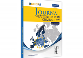 Journal Of Eastern European Criminal Law Issue 2/2019