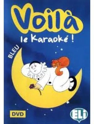 Voilà le karaoké. Bleu