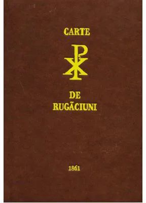 Carte de rugaciuni 1861. Editie cu coperta maro