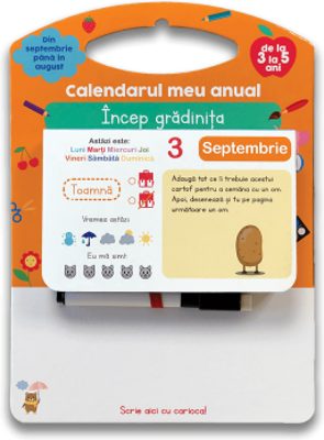 Calendarul meu anual. Incep gradinita, de la 3 la 5 ani - Emmanuelle Polimeni