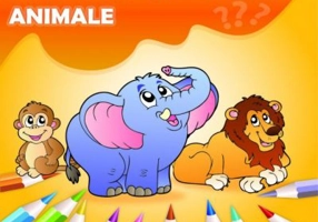 Carte de colorat cu ghicitori. Uneste punctele. Animale - Adina Grigore