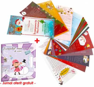 Paletar „In asteptarea lui Mos Craciun” + Jurnalul meu magic de iarna, clasa pregatitoare