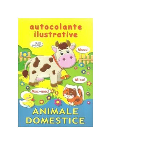 Animale domestice. Autocolante ilustrative