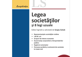 Legea societatilor si 8 legi uzuale. Actualizata 15 februarie 2023