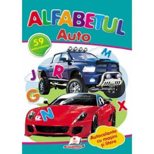 Alfabetul auto. 59 autocolante