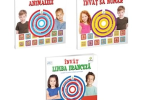 Pachet Carti educative cu CD, 3 carti