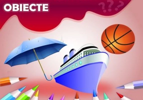 Carte de colorat cu ghicitori. Uneste punctele. Obiecte - Adina Grigore