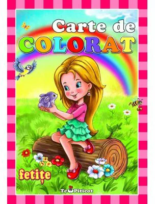 Carte de colorat pentru fetite