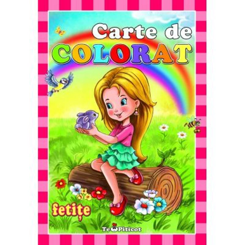 Carte de colorat pentru fetite