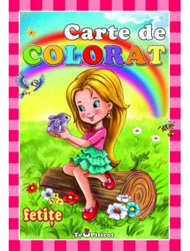 Carte de colorat pentru fetite