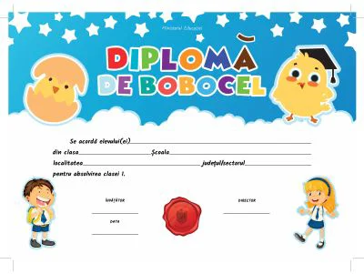 Diploma de absolvire a clasei I (DZC02)