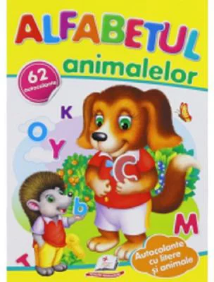 Alfabetul animalelor. 62 autocolante