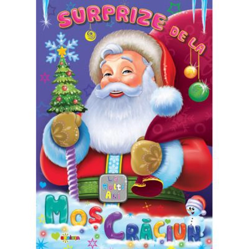 Marea carte de colorat. Surprize de la Mos Craciun