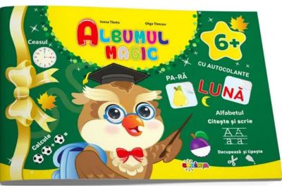 Albumul magic 6+, cu autocolante