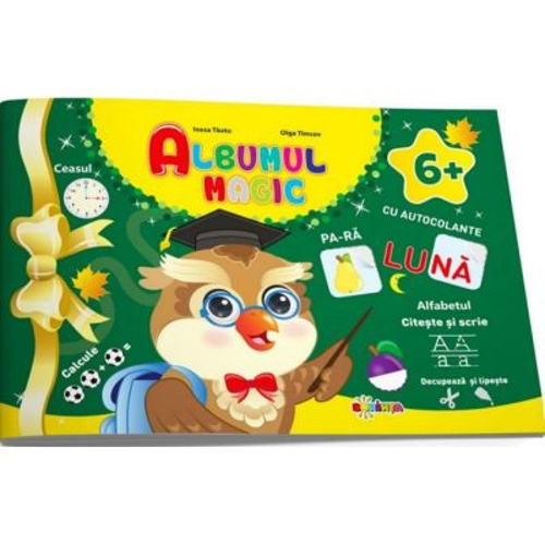 Albumul magic 6+, cu autocolante