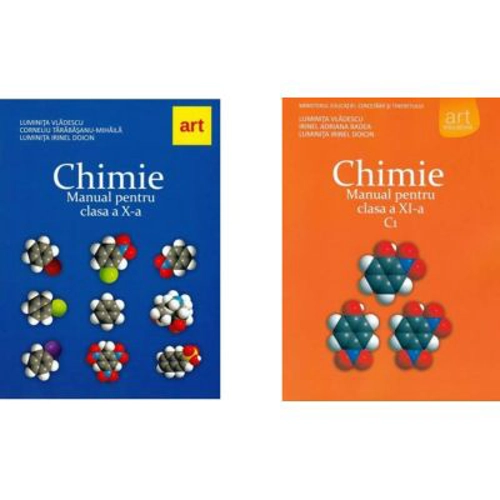 Pachet 2 Manuale. Chimie pentru clasa a 10 si clasa a 11-a C1