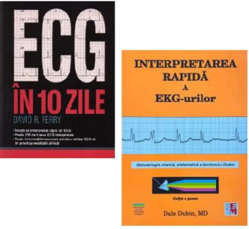 Pachet Interpretarea rapida a EKG-urilor si ECG-UL in 10 zile - Dale Dubin, David R. Ferry